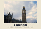 Big Ben and the Houses of Parliament, London, 1987 heritage photograph