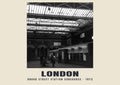 Broad Street station concourse, London, 1972 heritage photograph