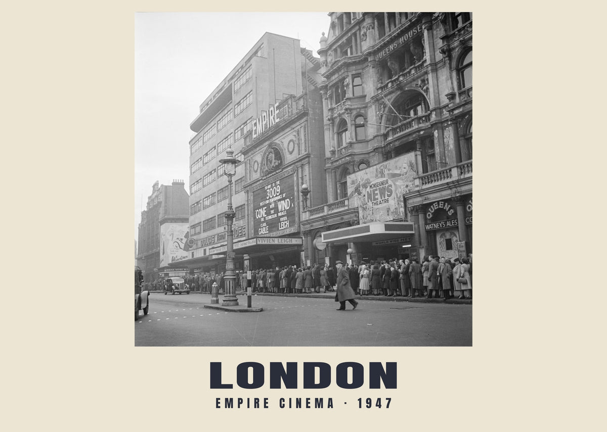 Empire Cinema, London, 1947 — Historic photograph print