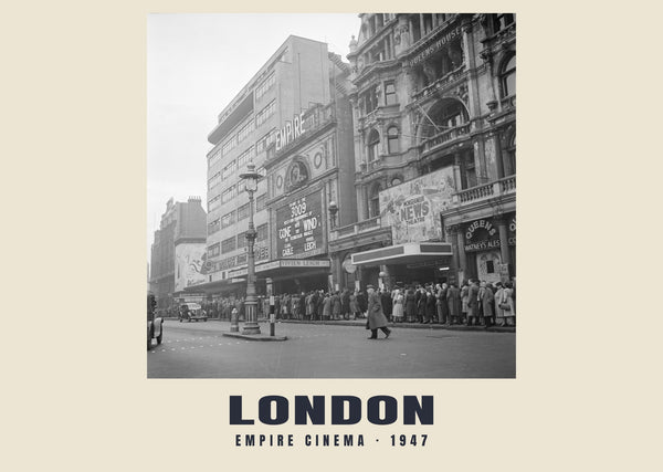 Empire Cinema, London — 1947 · Historic photograph print