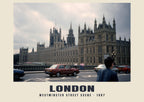 Westminster street scene, London, 1987 heritage photograph