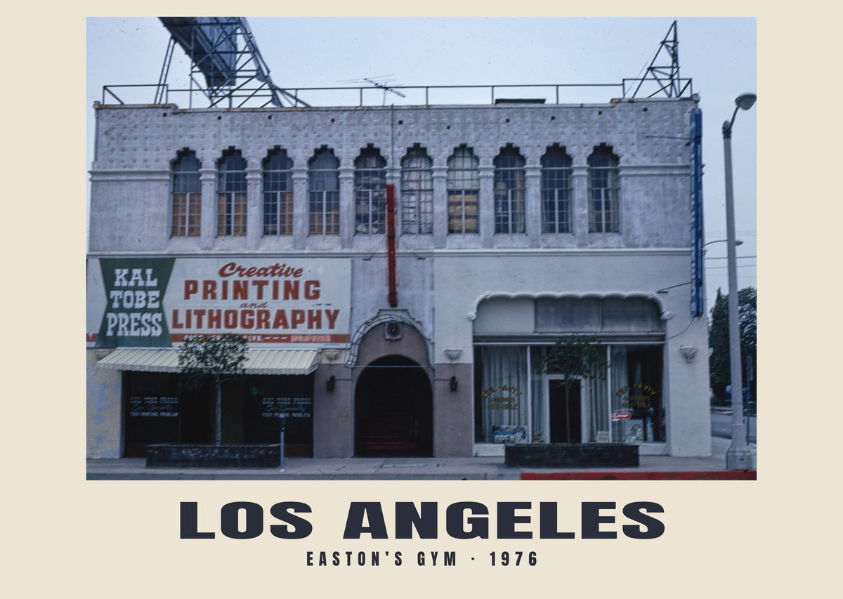 Easton’s Gym, Los Angeles, 1976 — Historic photograph print