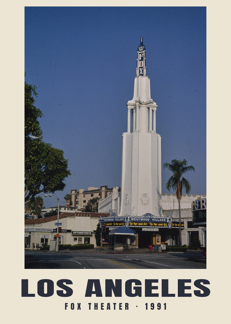 Fox Theater, Los Angeles — 1991 · Historic photograph print