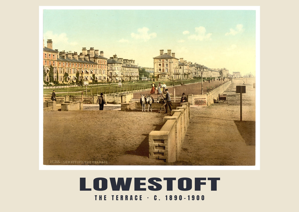 The terrace, Lowestoft, c. 1890–1900 heritage photograph