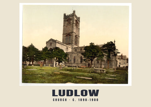 Church, Ludlow, c. 1890–1900 Heritage Print