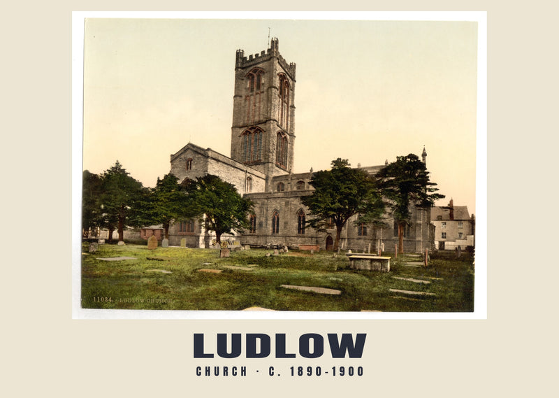 Church, Ludlow, c. 1890–1900 Heritage Print