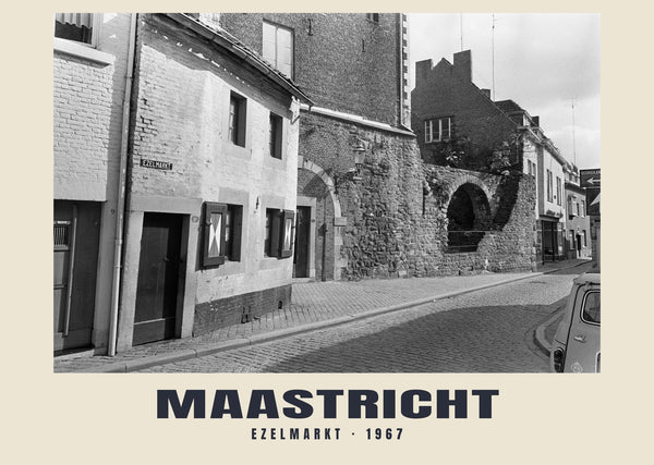 Ezelmarkt, Maastricht — 1967 · Historic photograph print