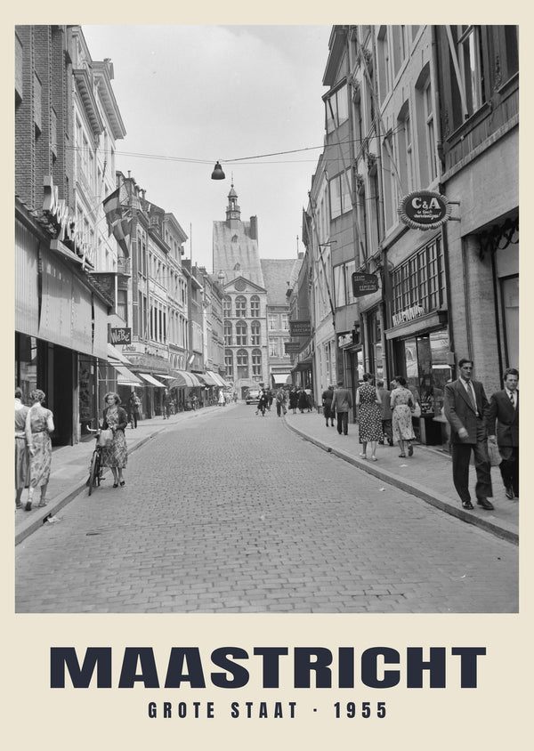 Grote Staat, Maastricht — 1955 · Historic photograph print