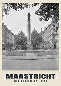 Mariamonument, Maastricht, 1955 — Historic photograph print