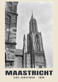 Sint-Janstoren, Maastricht, 1955 — Historic photograph print