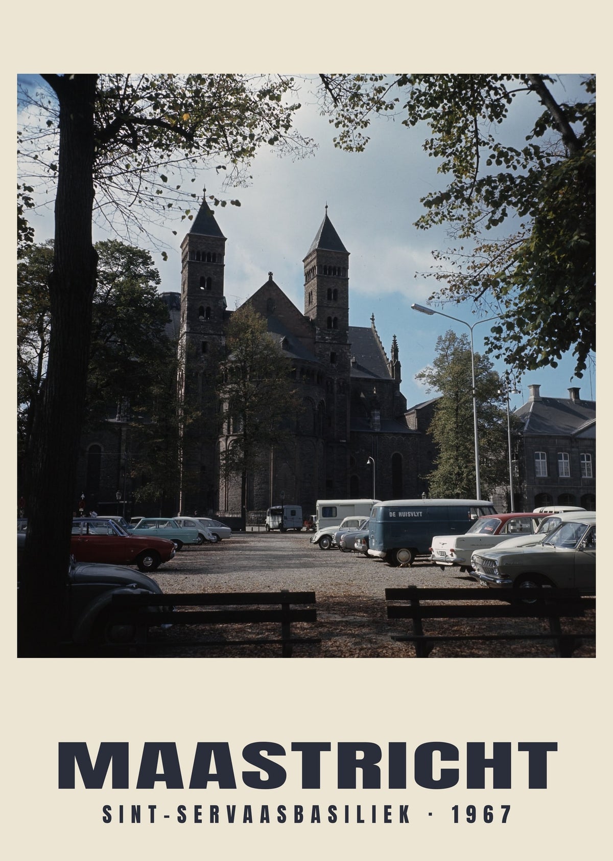 Sint-Servaasbasiliek, Maastricht, 1967 — Historic photograph print