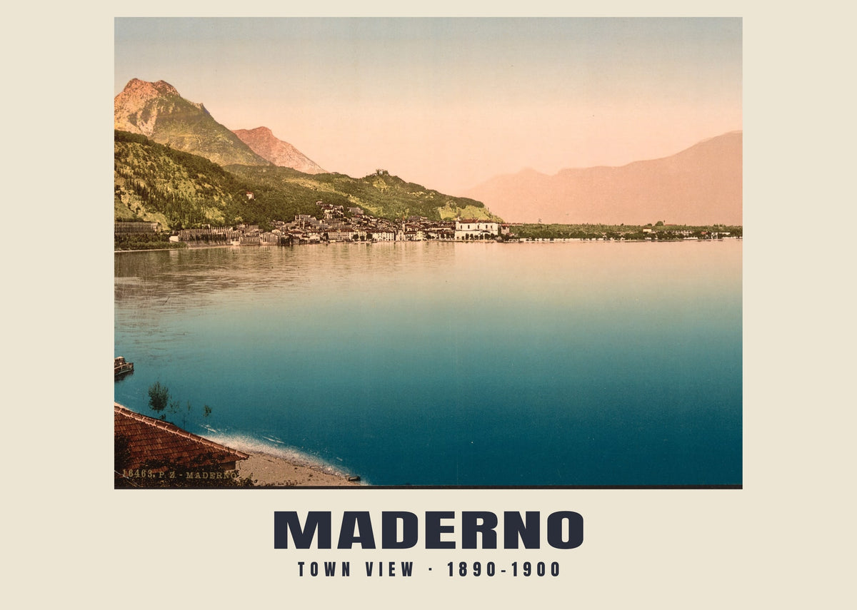 Town View, Maderno, 1890–1900 heritage photograph