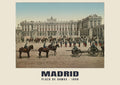 Plaza de Armas, Madrid, 1890 heritage photograph