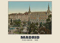 Plaza Mayor, Madrid, 1890 heritage photograph