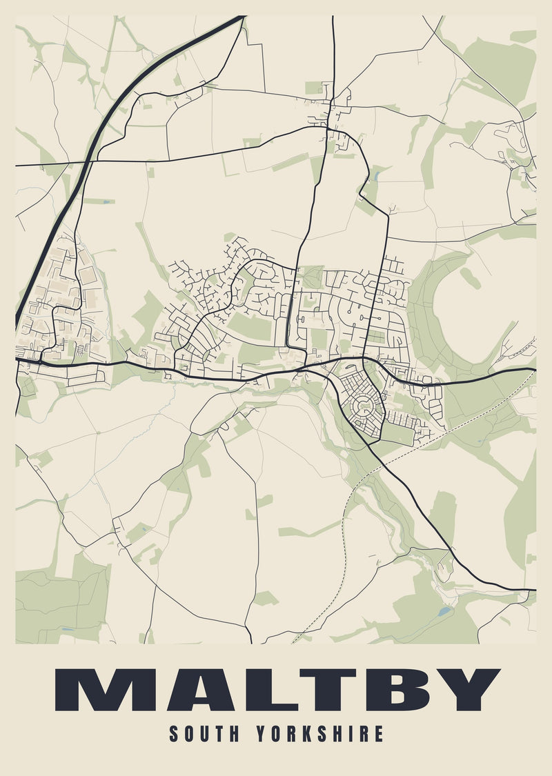 Maltby Street Map Poster