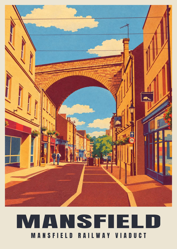Mansfield Railway Viaduct Poster