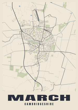 March Street Map Poster