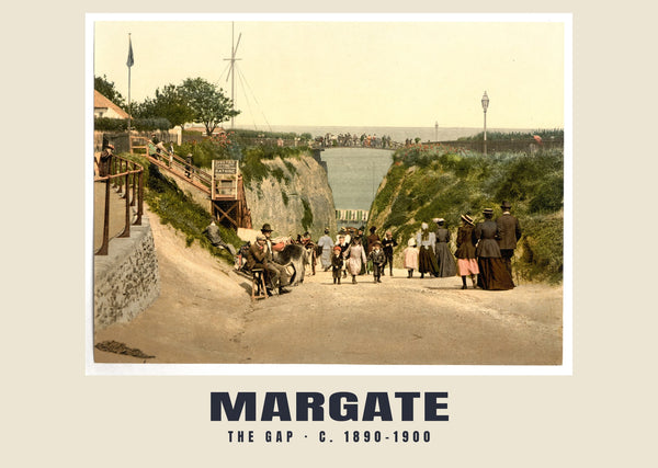 The Gap, Margate, c. 1890–1900 Heritage Print
