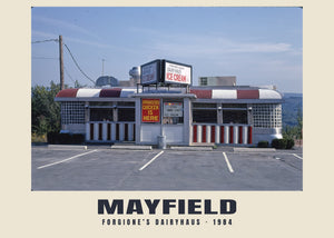 Forgione’s Dairyhaus, Mayfield, Pennsylvania — 1984 · Historic photograph print