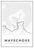 Street map poster of Mayschoß village centre, Rhineland-Palatinate