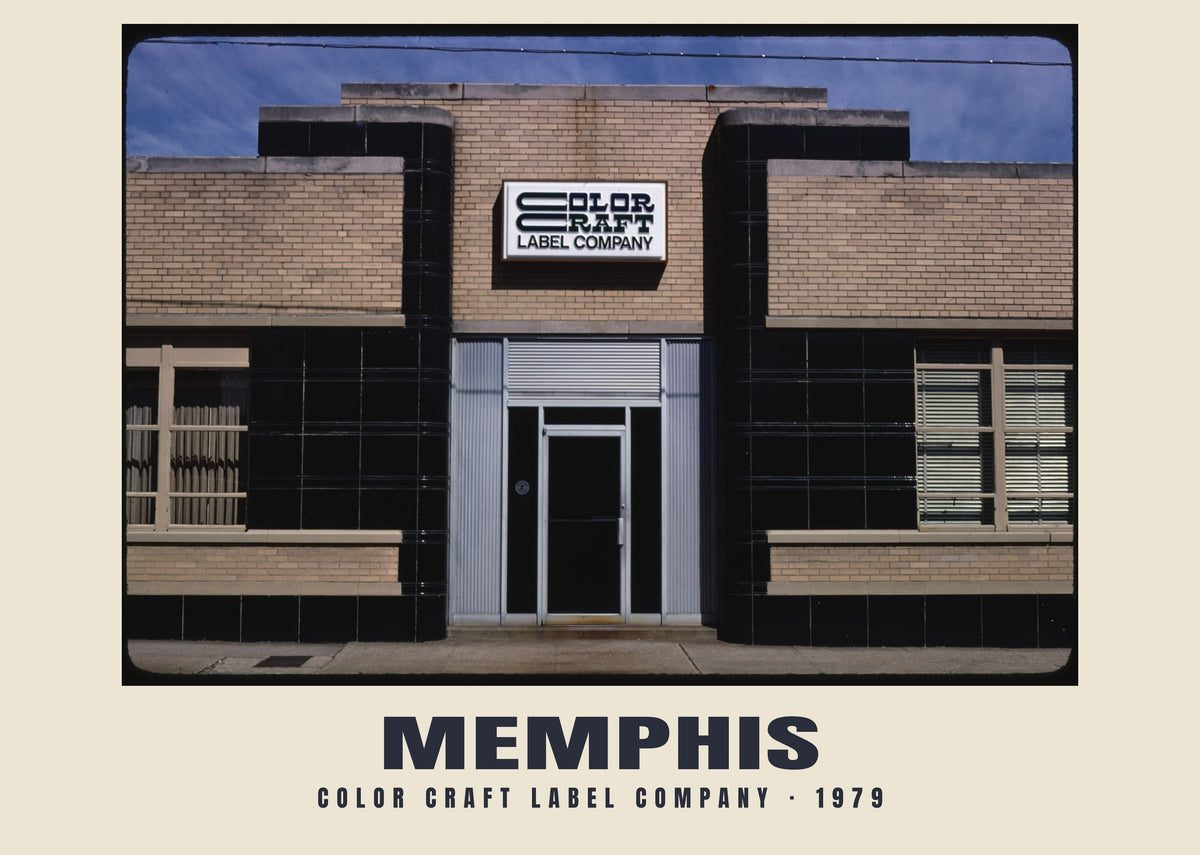 Color Craft Label Company, Memphis — Historic photograph print, 1979