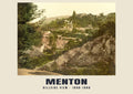 Hillside View, Menton, 1890–1900 heritage photograph