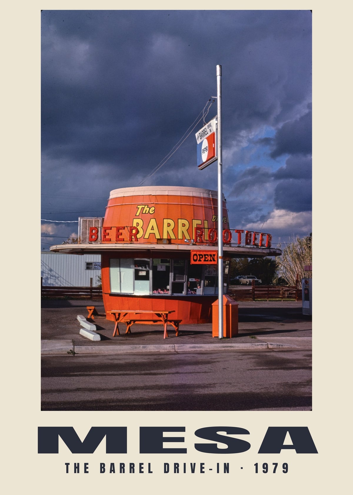 The Barrel Drive-In, Mesa, 1979 heritage photograph