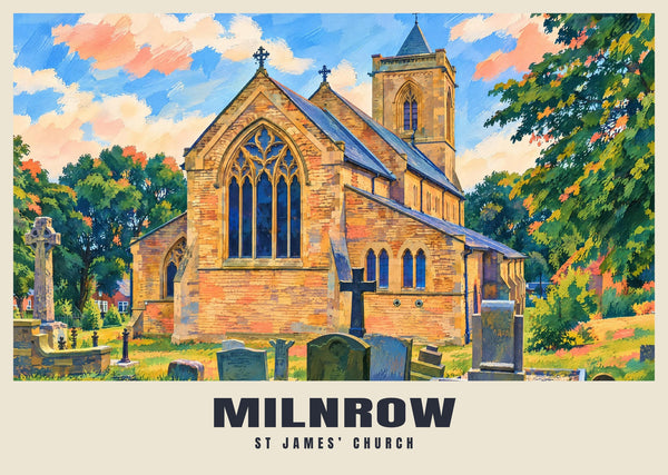 St James’ Church, Milnrow Poster