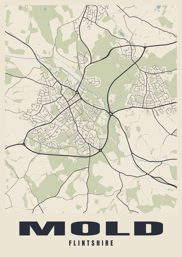 Mold Street Map Poster