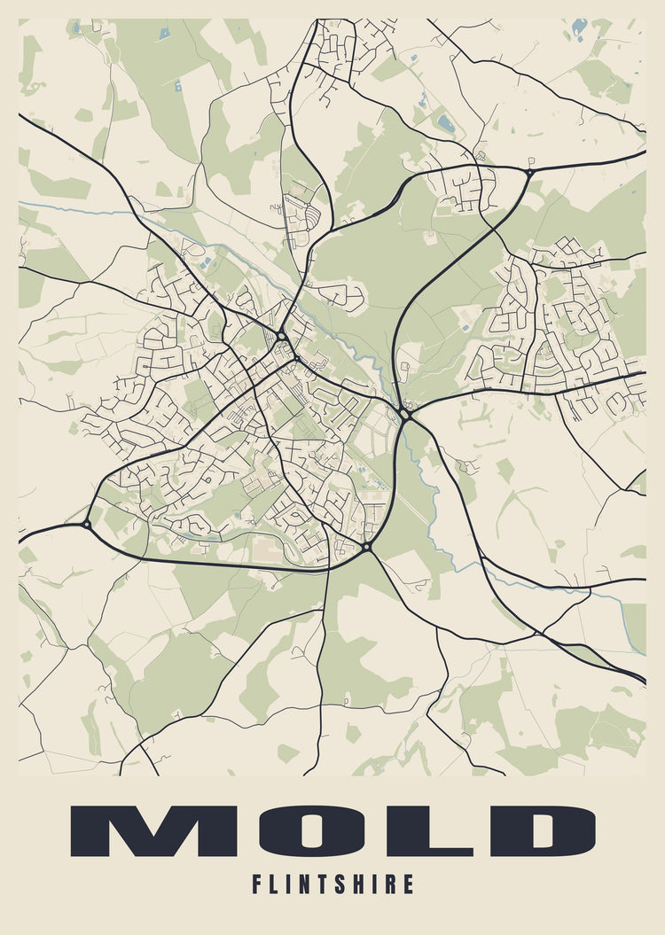 Mold Street Map Poster