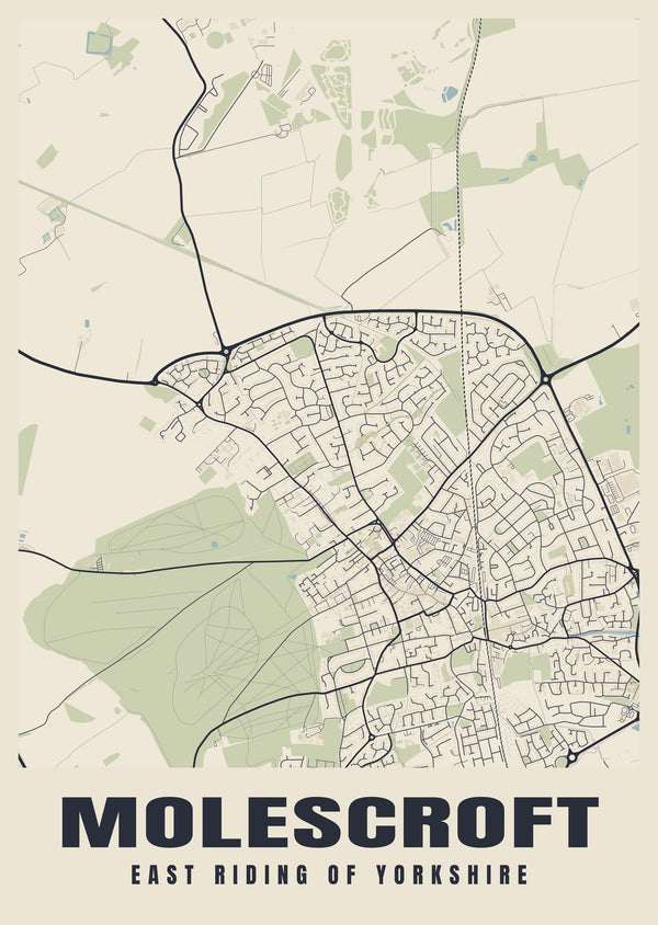 Molescroft Street Map Poster