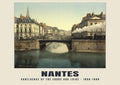 Confluence of the Erdre and Loire, Nantes, 1890–1900 heritage photograph