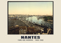 Town and Harbour, Nantes, 1890–1900 heritage photograph