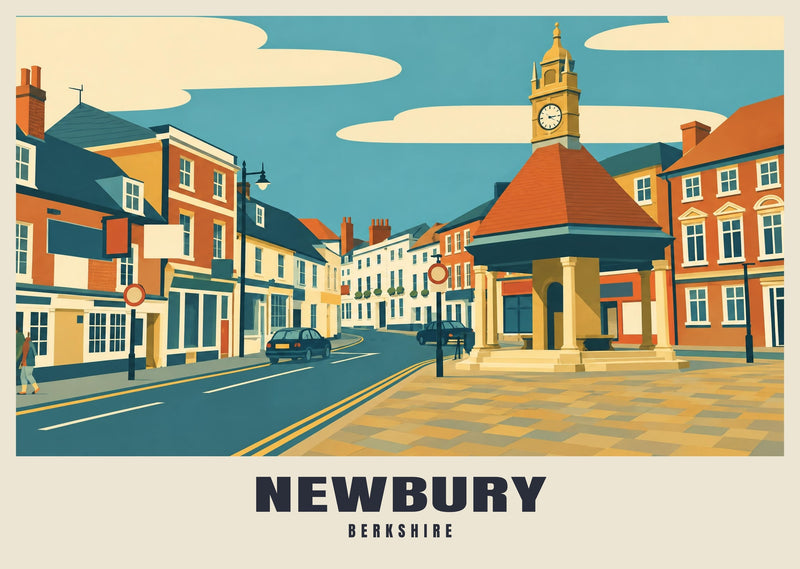 Newbury Clock Tower Poster