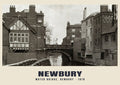 Water Bridge, Newbury, 1919 heritage photograph