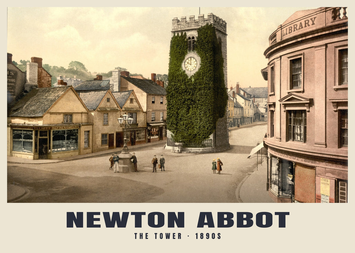 The Tower, Newton Abbot, 1890s heritage photograph