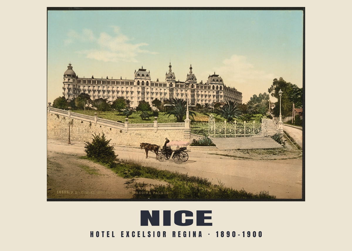 Hotel Excelsior Regina, Nice, 1890–1900 heritage photograph
