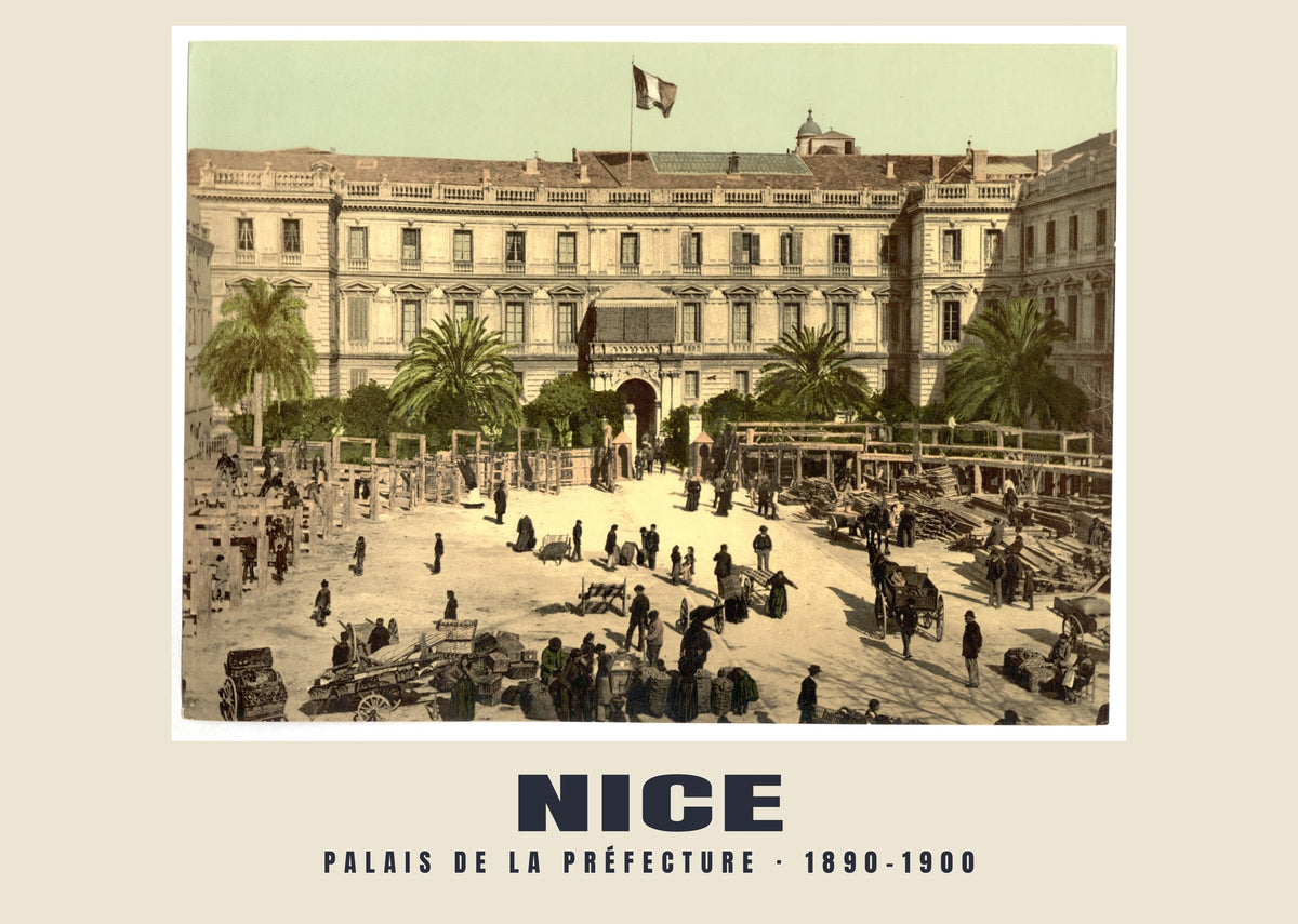 Palais de la Préfecture, Nice, 1890–1900 heritage photograph