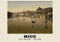 Place Masséna, Nice, 1890–1900 heritage photograph