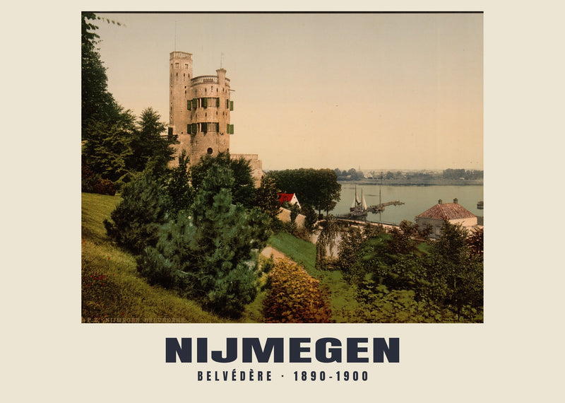 Belvédère, Nijmegen — 1890–1900 · Vintage photochrom print