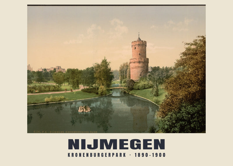 Kronenburgerpark, Nijmegen — 1890–1900 · Vintage photochrom print