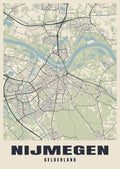 Street map poster of Nijmegen, Gelderland