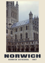 Norwich Cathedral, 1987 heritage photograph