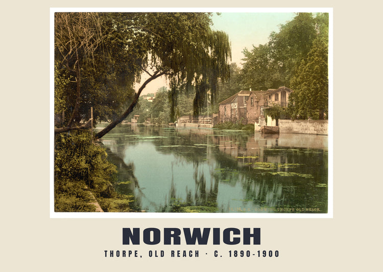 Thorpe, Old Reach, Norwich, c. 1890–1900 Heritage Print