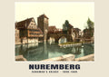 Hangman’s Bridge, Nuremberg, 1890–1900 heritage photograph