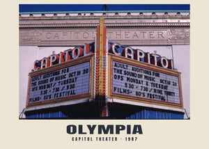 Capitol Theater, Olympia, Washington — 1987 · Historic photograph print