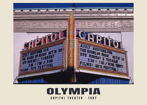 Capitol Theater, Olympia, Washington, 1987
