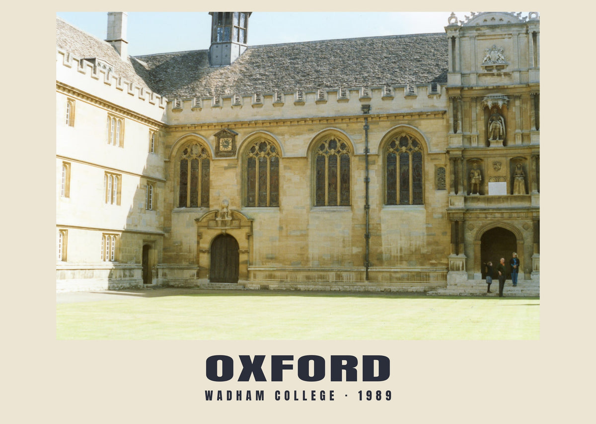 Wadham College, Oxford, 1989 heritage photograph