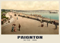 The Pier, Paignton, 1890s heritage photograph