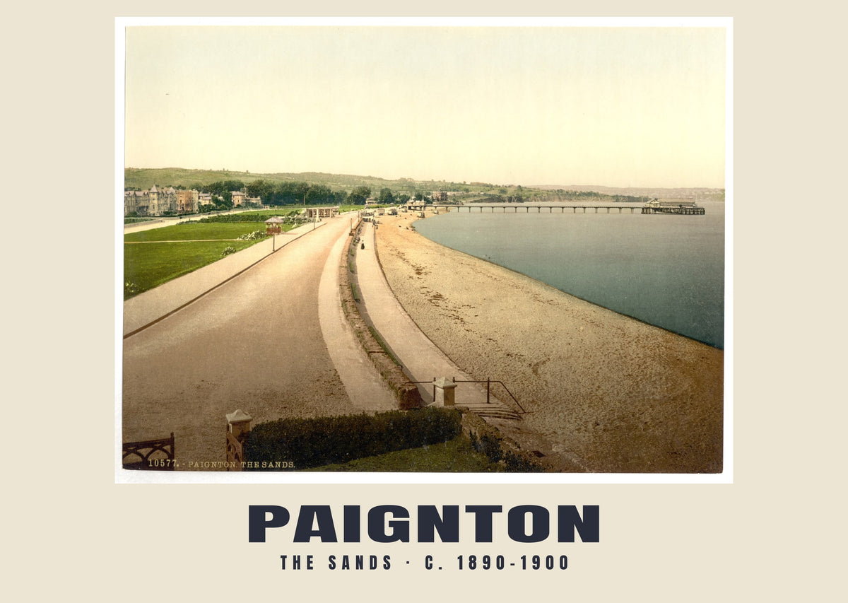 The sands, Paignton, c. 1890–1900 heritage photograph